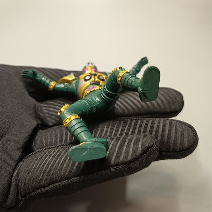 Kamen Rider Leangle Green 3.5" Mini Figure – Hero HG Gashapon (Pre-Owned)
