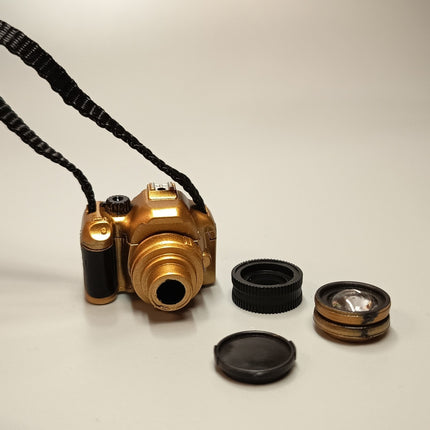 1/6 Scale Gold DSLR Camera with Strap – for 12" Figure (Pre-Owned)