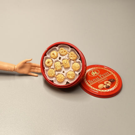 Re-Ment 3 O'Clock Snack Red Cookie Can – 2004 Miniature Food (Pre-Owned)