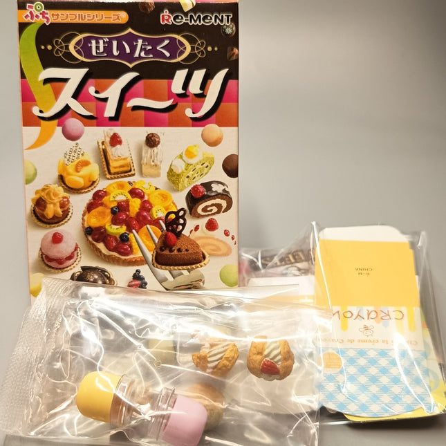 Re-Ment Miniature Elegant Sweets #9 Cream Puff & Pudding – Sealed Mini Set (Pre-Owned)