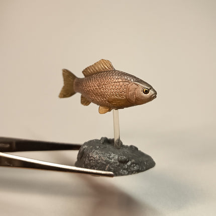 Yujin Freshwater Fish CRUCIAN CARP 2" Mini Figure Diorama Aquarium Toy Japan