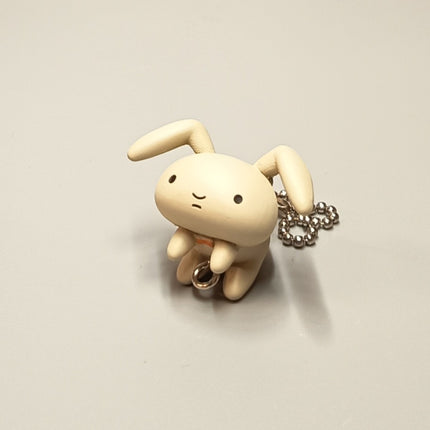 Bandai Crayon Shin Chan Rabbit 1" Charm – Mini Figure Keychain (Pre-Owned)