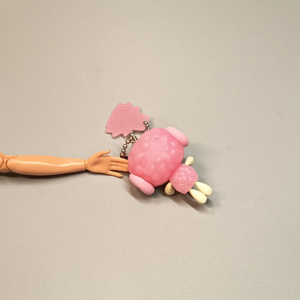 MoriChak Podolly Mei Mei Sheep Gloomy Bear – 1.5" Keychain (Japan, Pre-Owned)