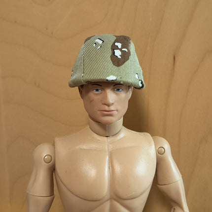 1/6 Scale Camo Helmet Fabric Covered – for 12" Soldier (Pre-Owned)
