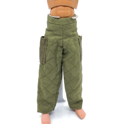 1/6 Scale Quilted Green Cargo Pants Winter – for 12" Figure (Pre-Owned)