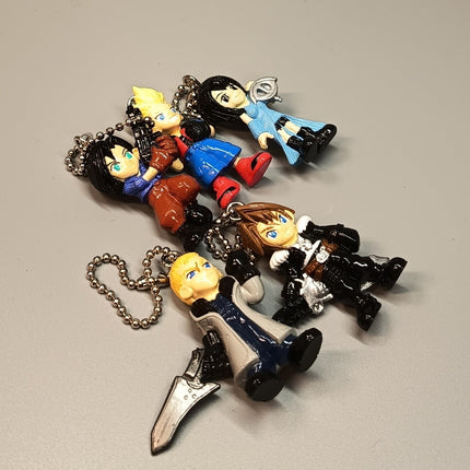 Final Fantasy VIII FF8 Chibi Figure KEYCHAIN Lot of 5 Bandai Rinoa Zell Dincht