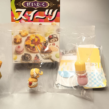 Re-Ment Miniature Elegant Sweets #9 Cream Puff & Pudding – Sealed Mini Set (Pre-Owned)