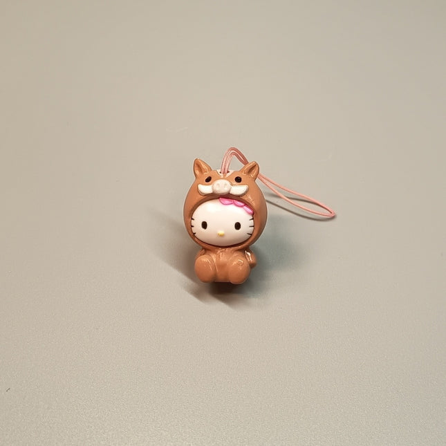 Sanrio Hello Kitty as Boar Pig – Zodiac Mascot Keychain (Pre-Owned)