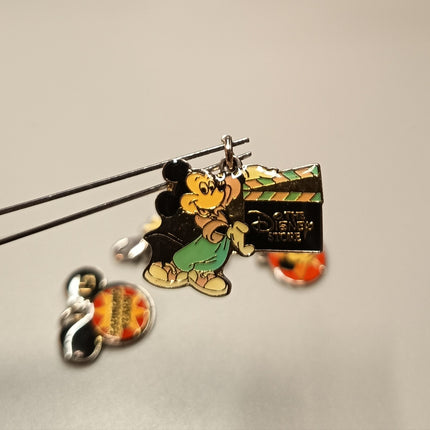 Disney Store Japan 15th Anniversary Mickey Charm Set – Lot of 4 (Pre-Owned)