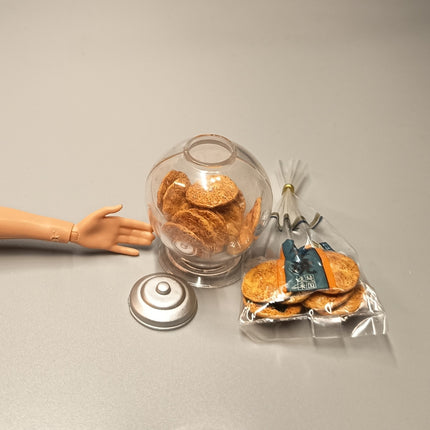 Re-Ment 3 O'Clock Snack Rice Cracker with Jar – 2004 Miniature Food (Pre-Owned)