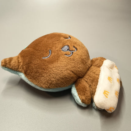 Suntanned Qoo 4.5" Mini Plush – McDonald’s Coca-Cola Mascot (Pre-Owned)