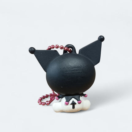 Sanrio Kuromi Flat 3D Charm – 1.75" Keychain (2021, Pre-Owned)