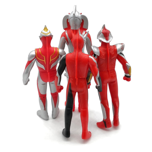 Lot of 4 Bandai Ultraman 4.5" Mini Figure – Nexus Dark Faust Gaia Mother 2004 (Pre-Owned)