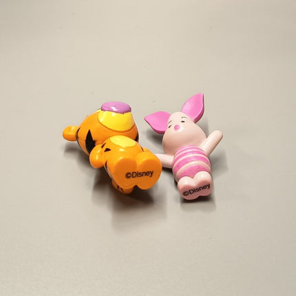 Winnie the Pooh Tigger & Piglet – 1.75" Cake Topper Figures (Pre-Owned)