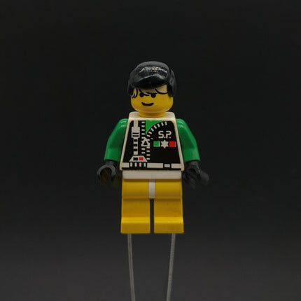 LEGO Minifigure Male Space Police 2 Chief – w Yellow Legs sp038 (Pre-Owned)