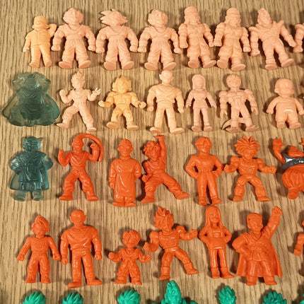 Dragon Ball Keshi Eraser Figure Lot of 55 Bandai Vintage Japan Majin Buu Tao Pai