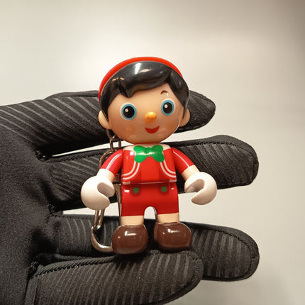 Disney Pinocchio in Christmas Outfit 3" Block Figure Keychain – Sega (Pre-Owned)
