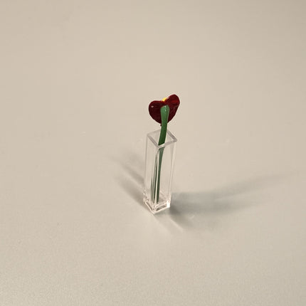 Re-Ment Miniature Anthurium Flower with Vase 1.5" – Home Décor (Pre-Owned)