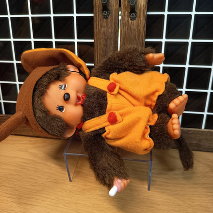 Monchhichi INSECT RHINO BEETLE BUG Mascot 7" Figure Plush Toy Doll Sekiguchi