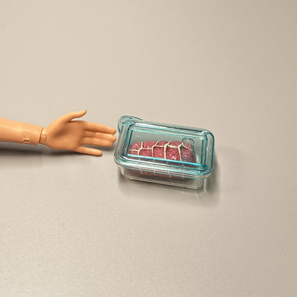 Re-Ment Miniature Container with Meat – Weekend Camp Series (Pre-Owned)