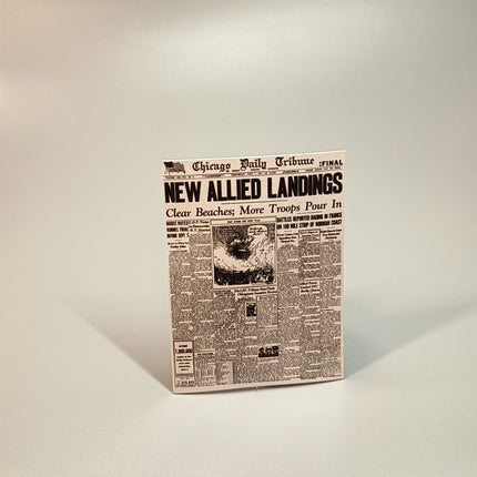 1/6 Scale GI Joe D-Day Salute Newspaper – for 12" Figure (Pre-Owned)
