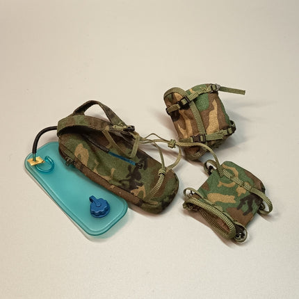 1/6 Scale Military Camo Water Bag Pouch – Lot (Pre-Owned)