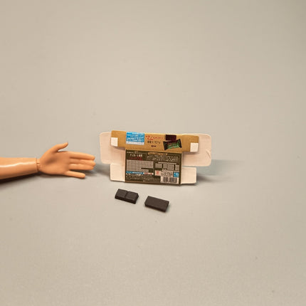 Re-Ment Miniature Dark Cacao Chocolate Bar – Meiji Sweets Series Snack (Pre-Owned)