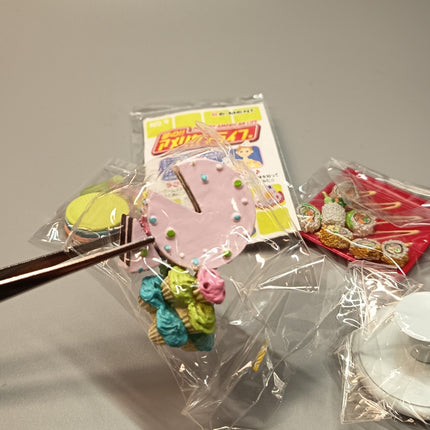 Re-Ment Dreamy American #9 Birthday Cake Sushi Roll – 1/6 Food (Sealed)