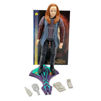 Star Trek Voyager CARDASSIAN SESKA w Accessories 4.5" Figure 1997 Transporter