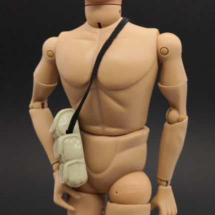 1/6 Scale Military Beige 1.5" Pouch Bag with Strap – for 12" Figure (Pre-Owned)