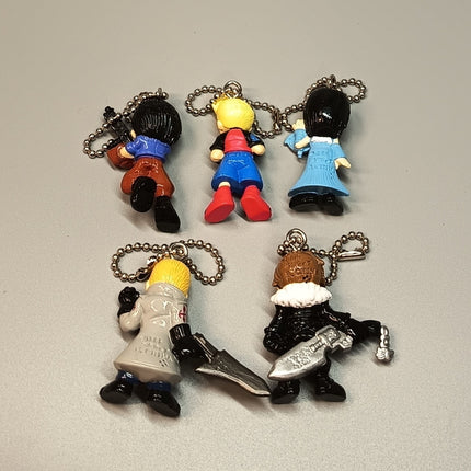 Final Fantasy VIII FF8 Chibi Figure KEYCHAIN Lot of 5 Bandai Rinoa Zell Dincht
