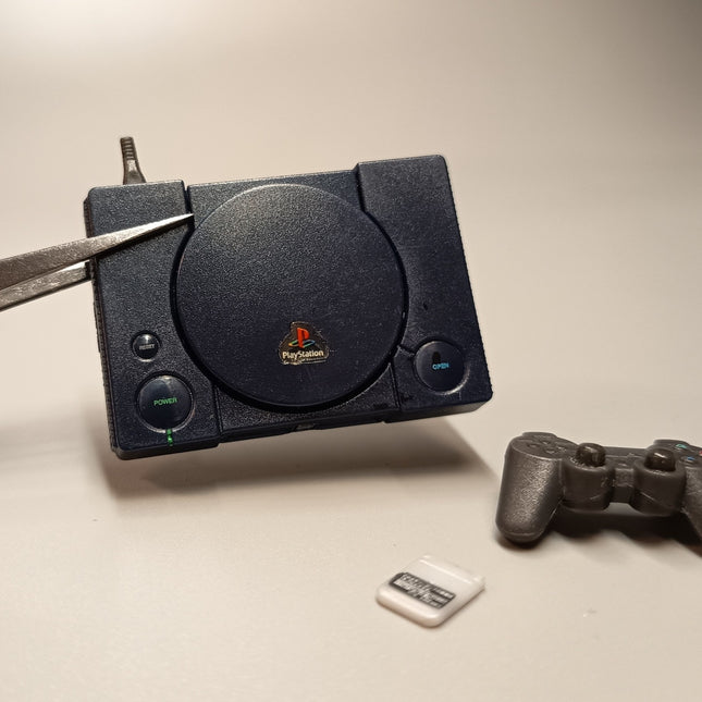 1/6 Scale PlayStation Game Console Black – with Controller (Pre-Owned)