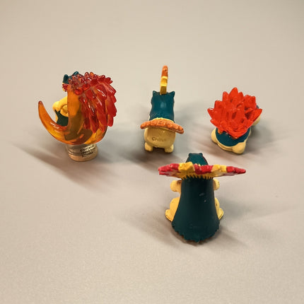 Pokemon Cyndaquil Typhlosion Quilava – Battle Museum Lot of 4 (Bandai, Pre-Owned)