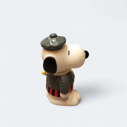 Peanuts Snoopy in Scotland Outfit – 2" Rubber Figure (UFS, Pre-Owned)