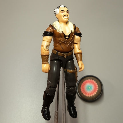 GI Joe 1986 Crystal Ball V1 – 3.75" Figure w Damaged Shield (Hasbro, Pre-Owned)
