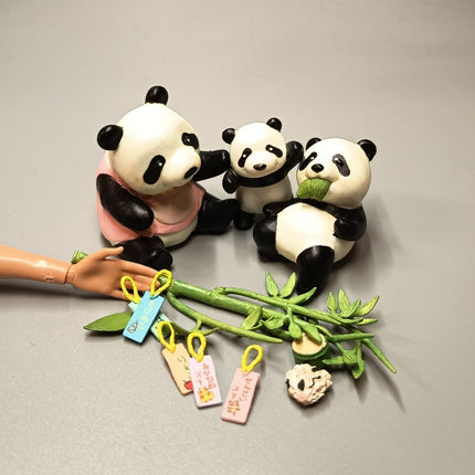Re-Ment 2007 Panda Kindergarten Baby Panda with Bamboo – Loose Lot (Pre-Owned)