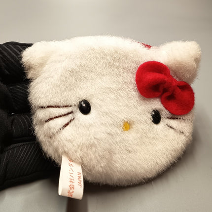 Vintage Sanrio Hello Kitty Head Coin Pouch – 4" Plush Bag (90s) (Pre-Owned)