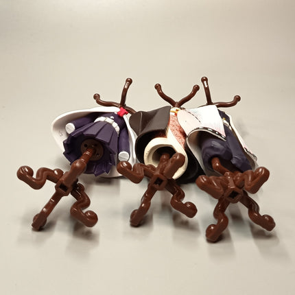 Demon Slayer Outfit Torso 3" Mini Figures – Bandai Lot of 3 (Pre-Owned)