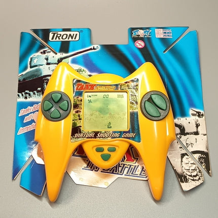 Vintage Troni VIRTUAL SHOOTING GAME Tank Battle Retro LCD Game Toy TESTED WORK