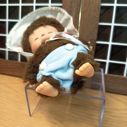 BEBICHHICHI Baby Monchhichi SMILING 5" Figure Plush Toy Doll Sekiguchi Japan