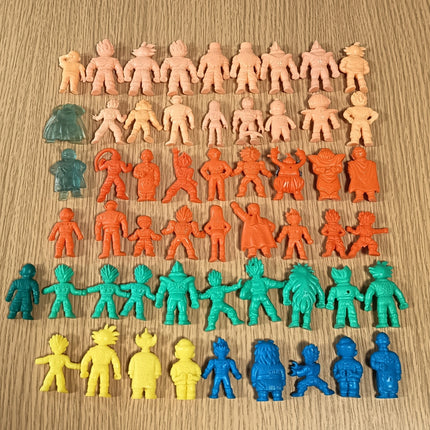 Dragon Ball Keshi Eraser Figure Lot of 55 Bandai Vintage Japan Majin Buu Tao Pai