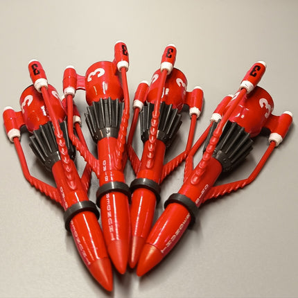 Matchbox THUNDERBIRDS TB3 Red Rocket 4" Figure Diecast Gerry Anderson Lot of 4