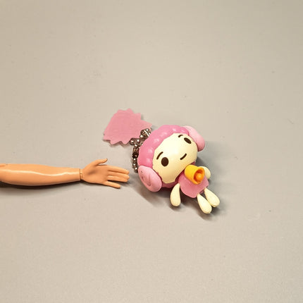 MoriChak Podolly Mei Mei Sheep Gloomy Bear – 1.5" Keychain (Japan, Pre-Owned)