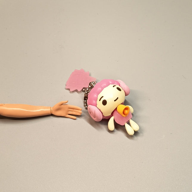 MoriChak Podolly Mei Mei Sheep Gloomy Bear – 1.5" Keychain (Japan, Pre-Owned)