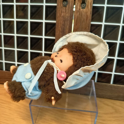 BEBICHHICHI Baby Monchhichi SMILING 5" Figure Plush Toy Doll Sekiguchi Japan