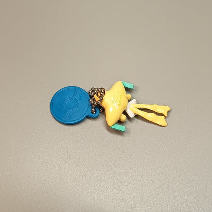 Pokemon Jirachi 2" Mini Figure Keychain Charm – Swing Toy (Bandai, Rare, Pre-Owned)
