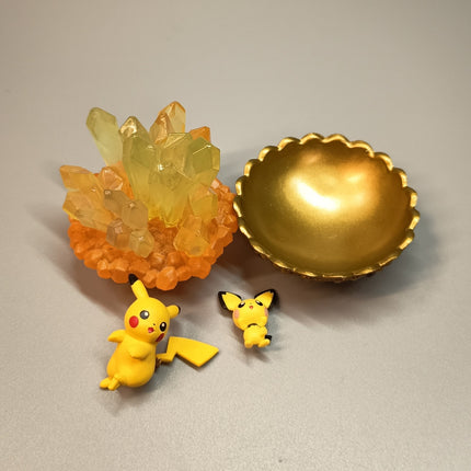 Re-ment Pokemon Gemstone Collection Pikachu Pichu 2.5" Figurine – (Pre-Owned)
