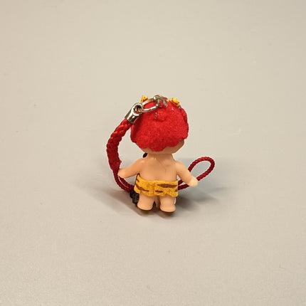 Kewpie Baby as Japan Devil Red Ghost – 1.25" Keychain Charm (Pre-Owned)