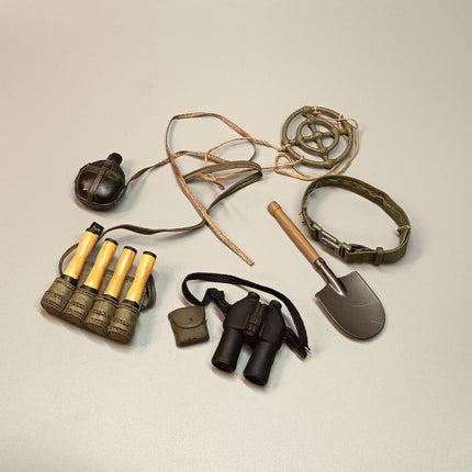 1/6 Scale Military Gear Shovel Grenade Binocular – Lot (Pre-Owned)