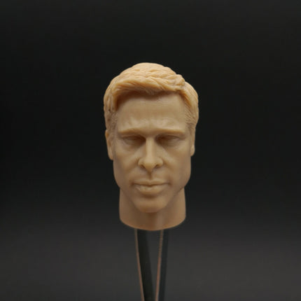 1/6 Scale Male Unpainted Head Sculpt – Brad Pitt Model (Pre-Owned)